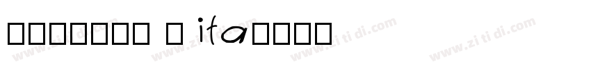AGcurls c ita字体转换